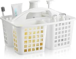 White ALINK three-compartment divided caddy with carry handle
