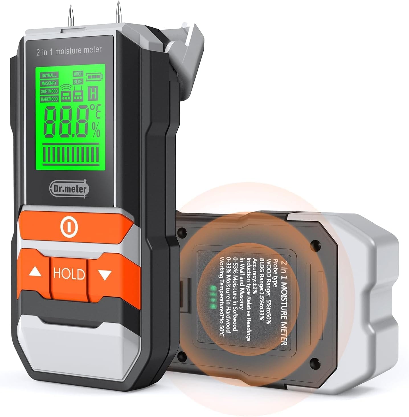 Dr.Meter Wood Moisture Meter