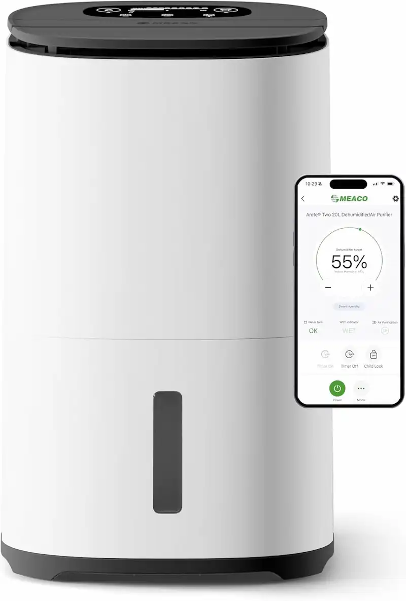 Meaco Dry Arete Two 25L Dehumidifier & Purifier