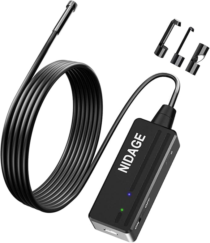 Nidage Wireless Endoscope 5.5mm WiFi Borescope