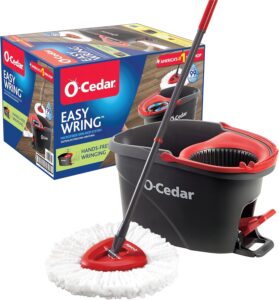 O-Cedar EasyWring Microfiber Mop and Bucket Set
