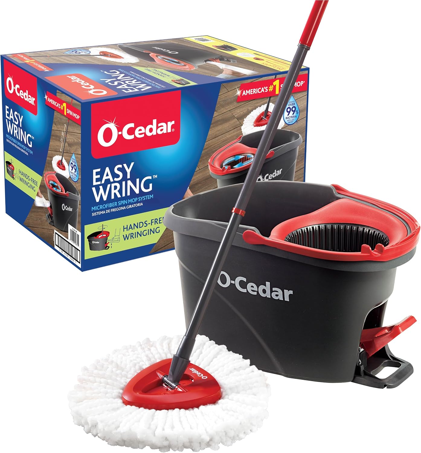 O-Cedar EasyWring Microfiber Mop and Bucket Set