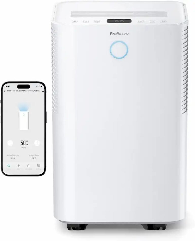Pro Breeze 20L/Day Smart Wi-Fi Dehumidifier