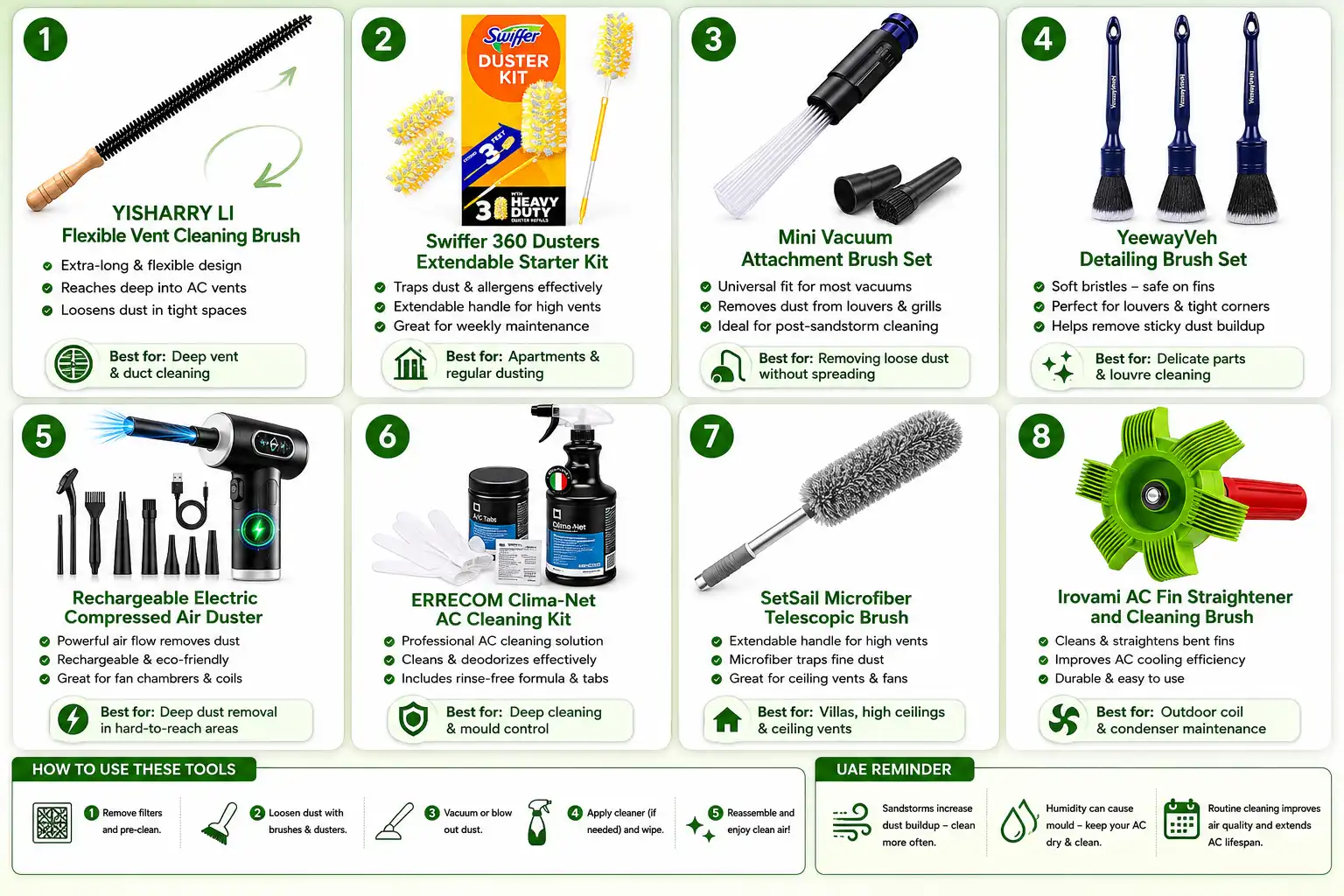best ac vent cleaning tools uae-2