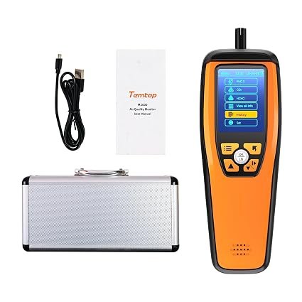 Temtop M2000 2nd handheld air quality monitor for PM2.5, PM10 and CO2
