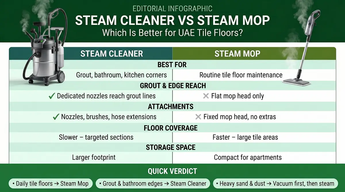 best steam cleaners - steam cleaner vs steam mop