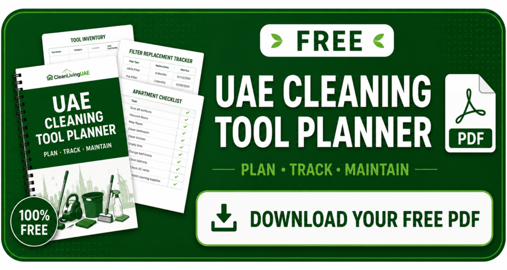 Free UAE Cleaning Tool Planner download button