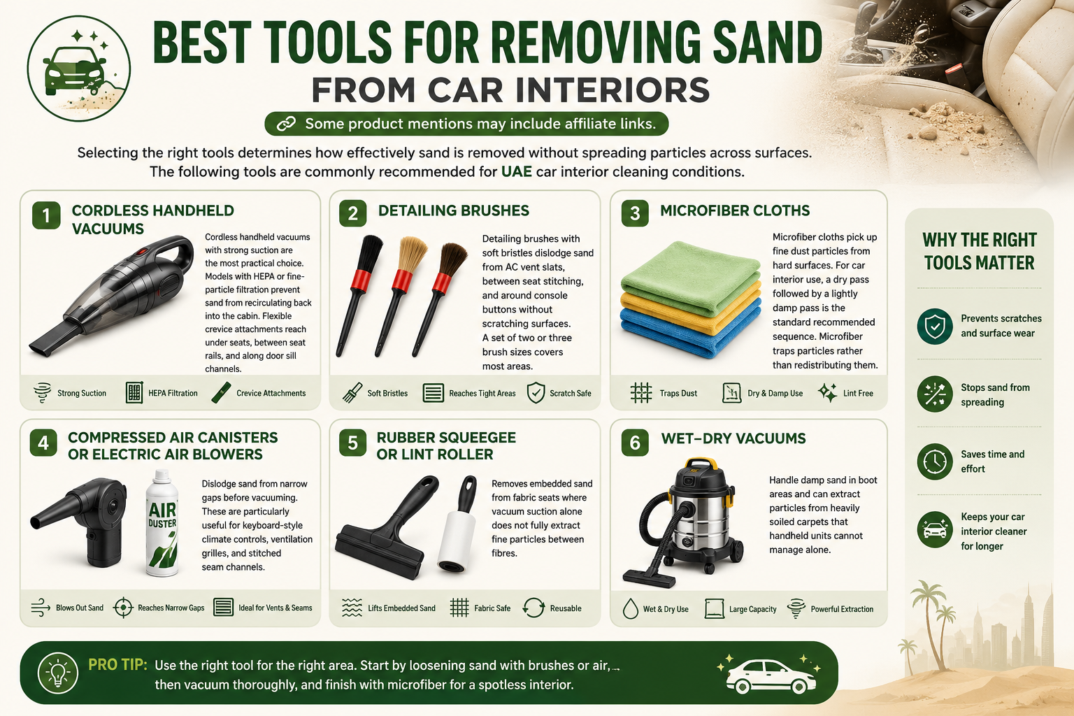 sand-removal-from-car-interior-uae-best tools for removing sand from car interiors