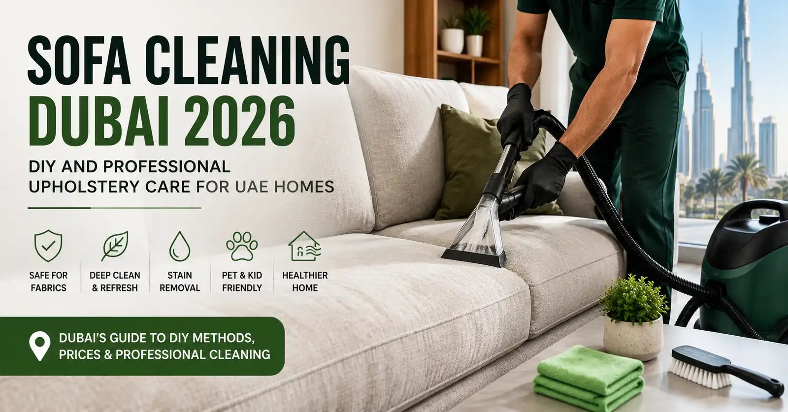 Sofa cleaning Dubai - DIY and professional upholstery care for UAE homes - 2