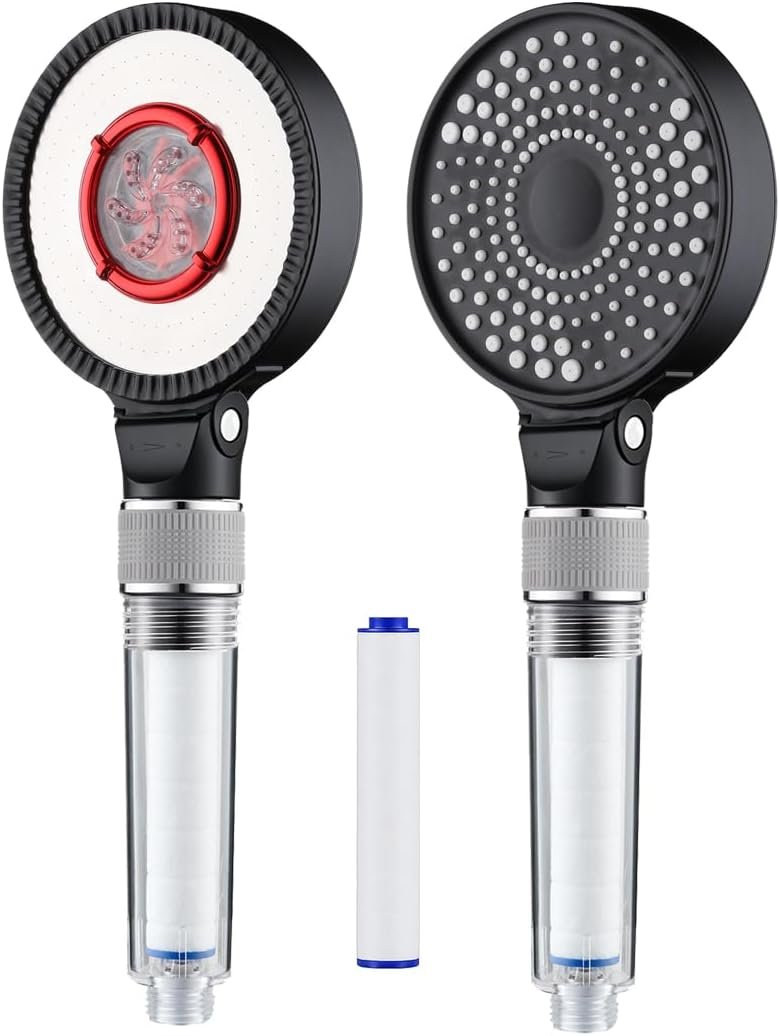 ADVISION high-pressure shower head with filter