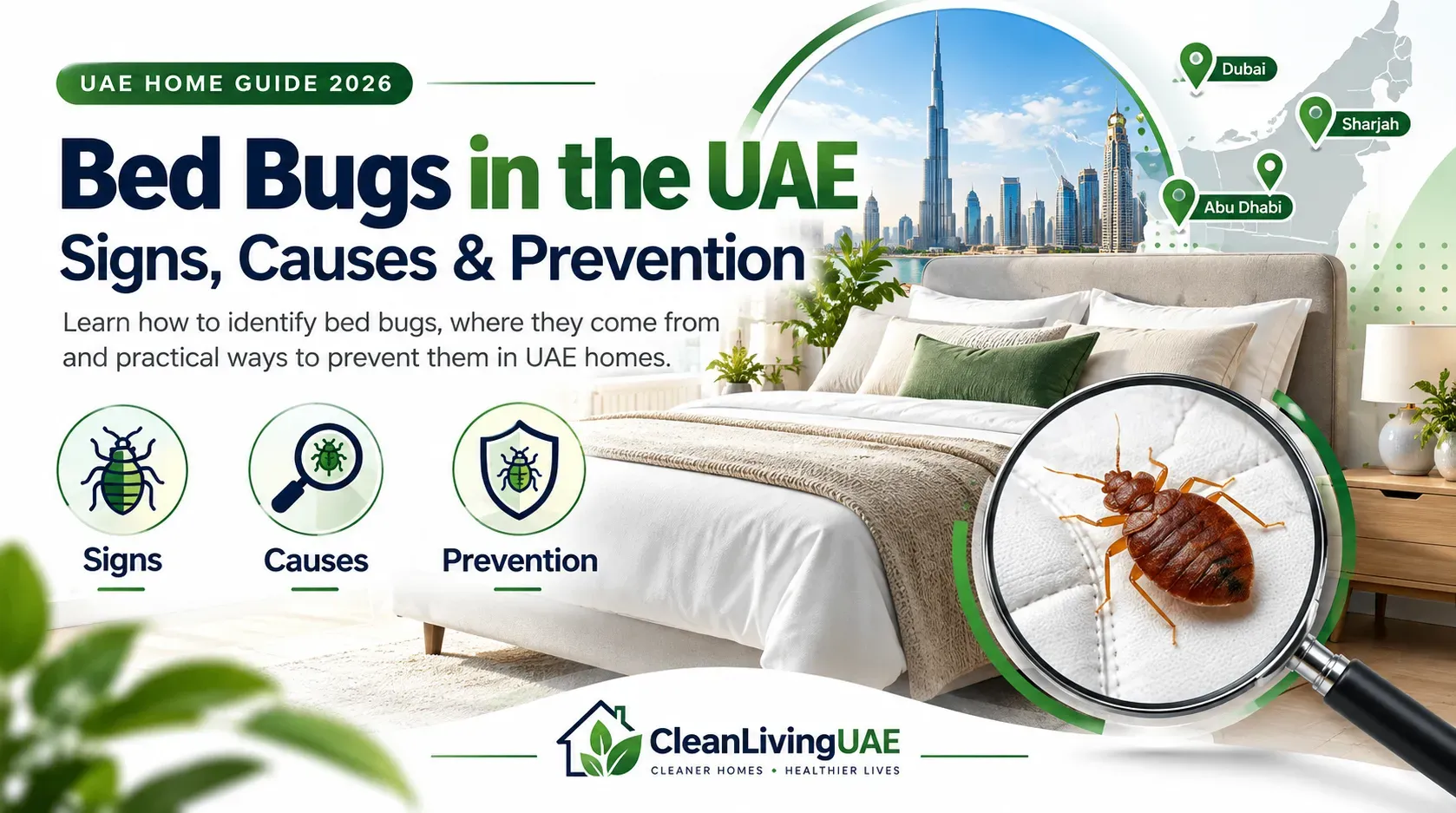 Bed bugs in the UAE guide showing signs, causes and prevention for apartments and villas