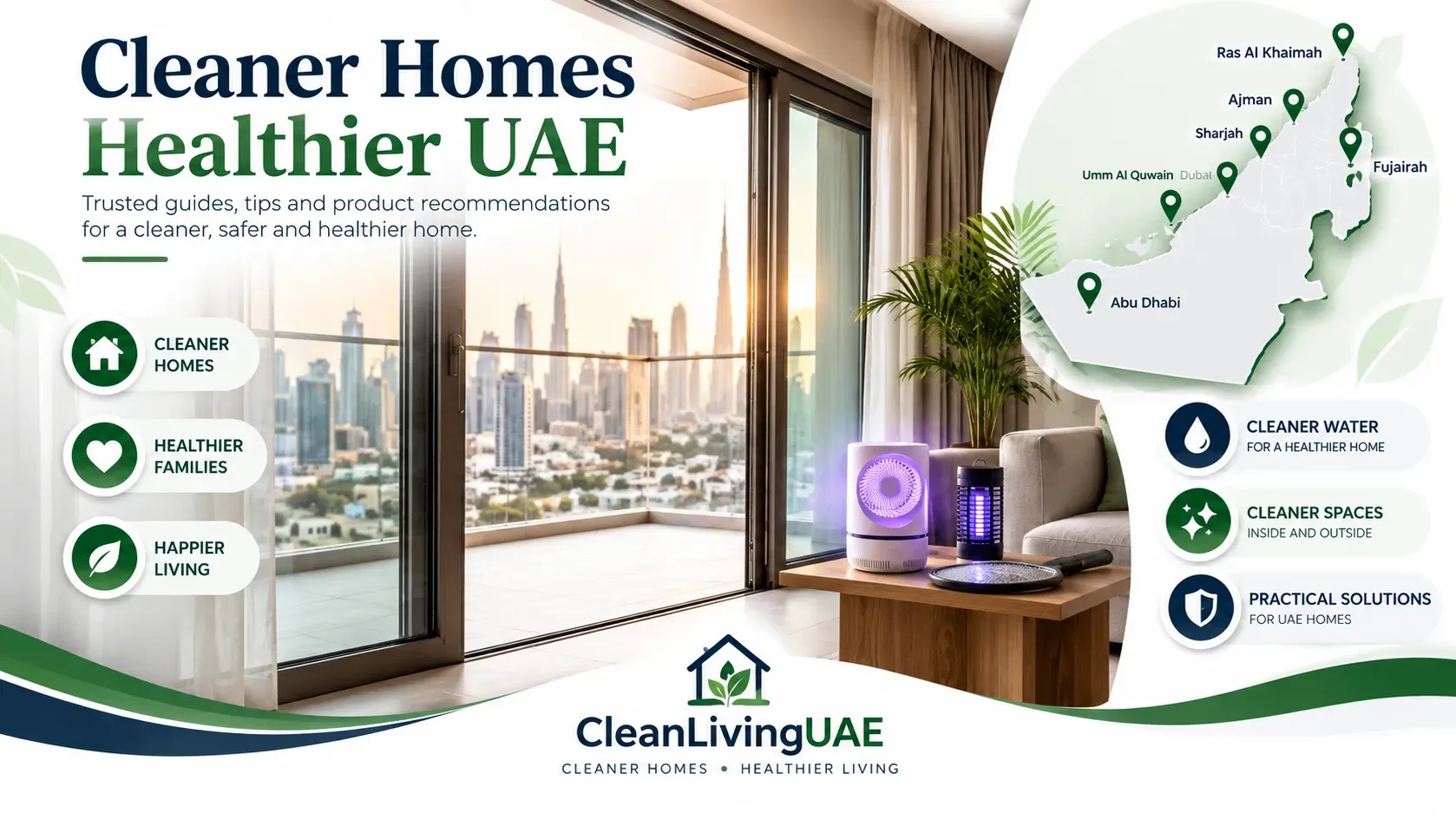 Mosquito killers and traps compared for UAE apartments and villas