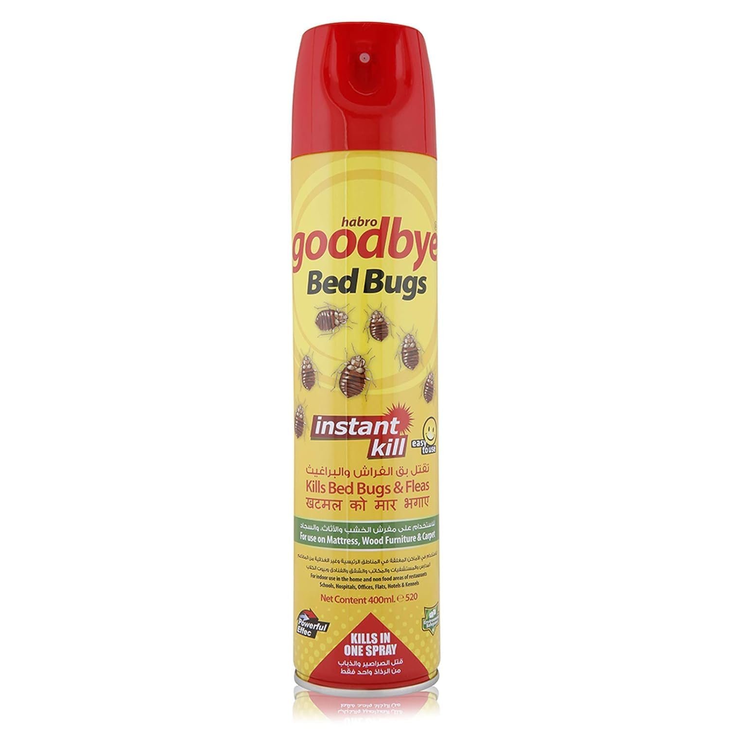 Habro Goodbye Bed Bugs Spray 400 ml aerosol