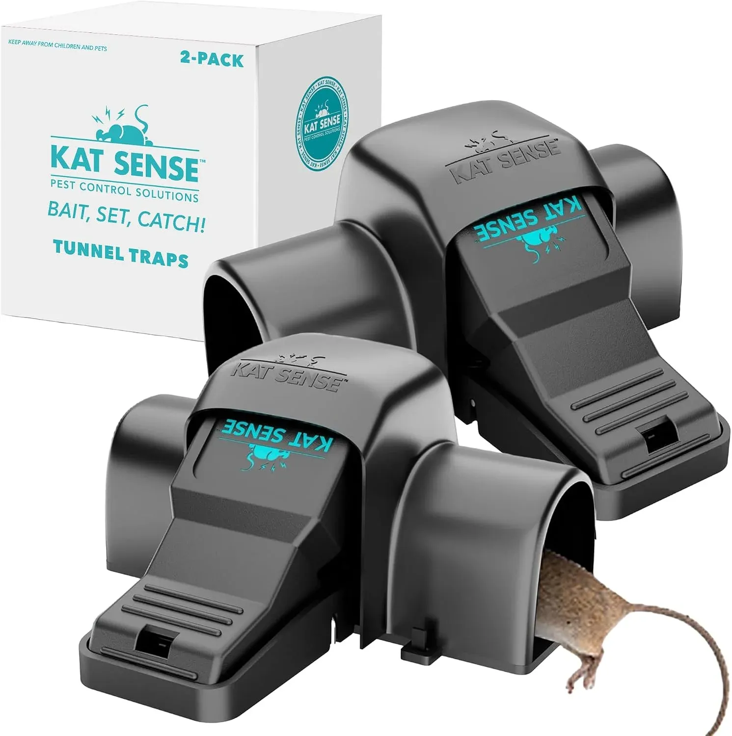 Kat Sense covered tunnel rat traps