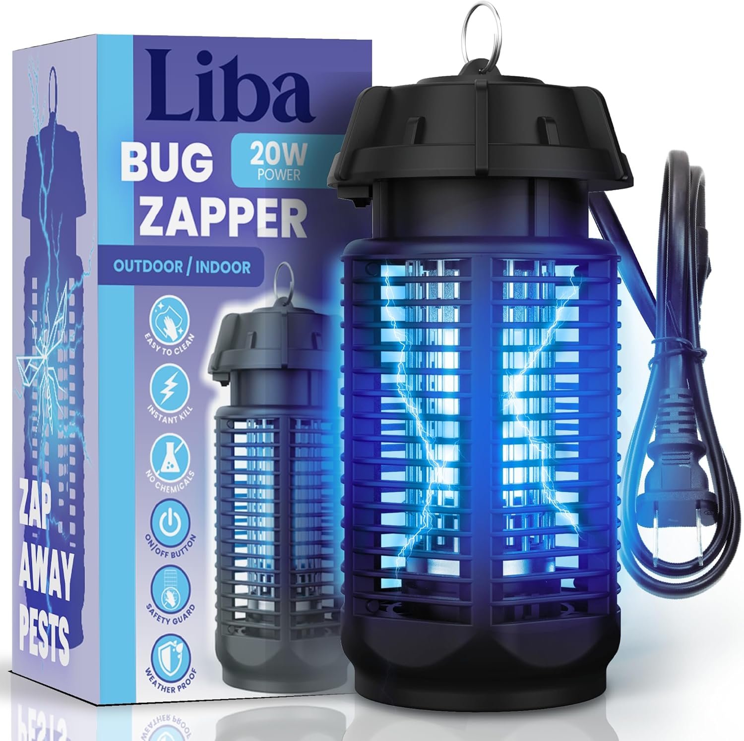 Mosquito killer light lamp for a covered UAE balcony