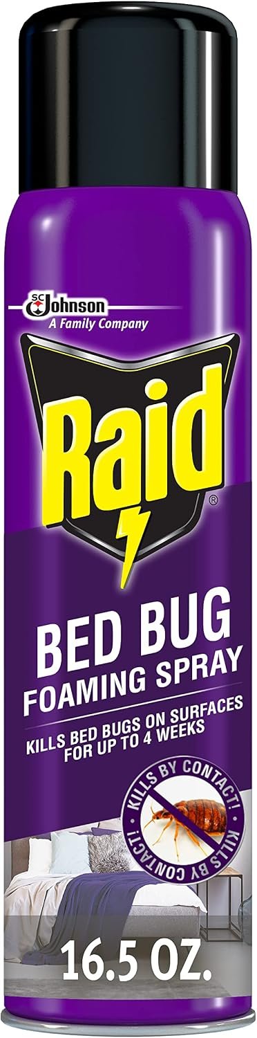 Raid Bed Bug Foaming Spray 16.5 oz aerosol can