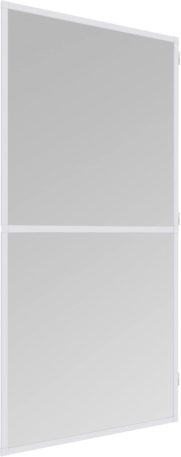 Hinged framed fly screen door kit for villa patio and garden doors