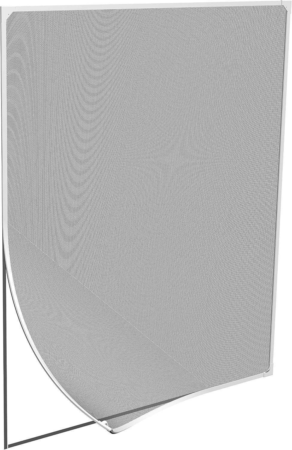 Framed window mosquito screen with magnetic mounting for UAE windows