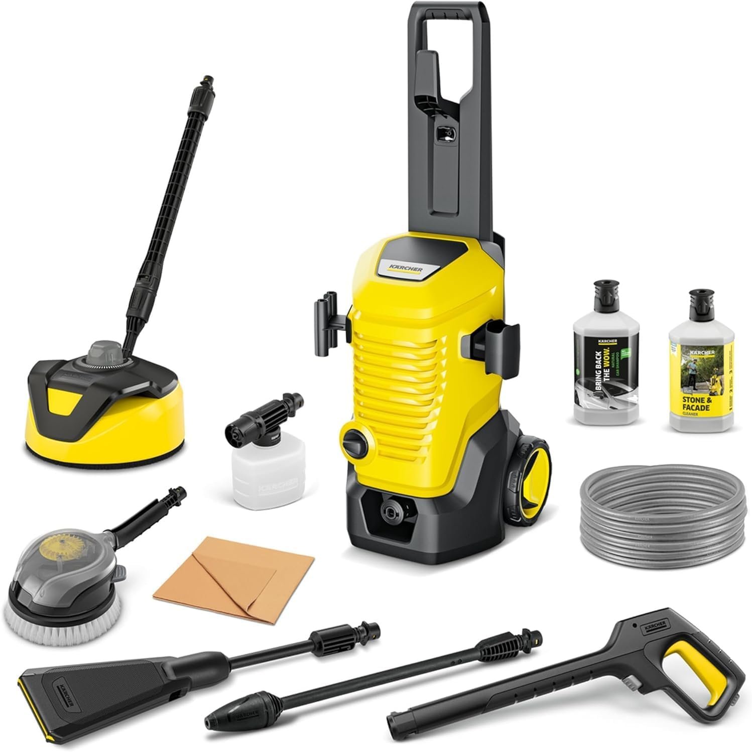 Kärcher K5 WCM Flex eco!Booster Car & Home pressure washer with supplied accessories