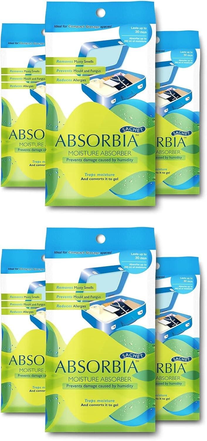 Absorbia Season Pack containing six moisture absorber sachets