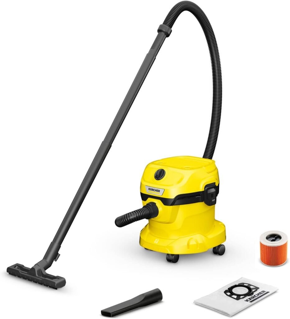 Karcher WD 2 Plus wet and dry vacuum for car and garage cleaning