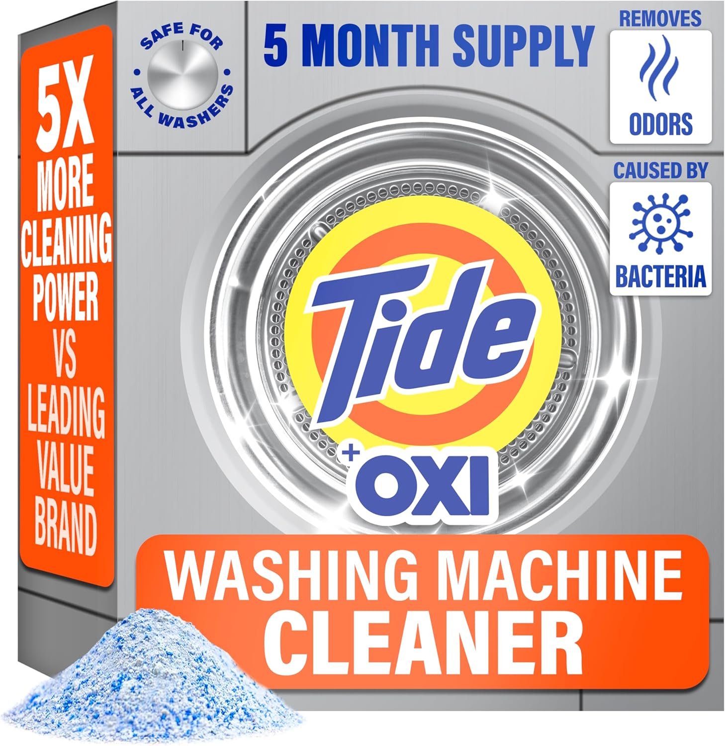 Tide Washing Machine Cleaner five-pouch box